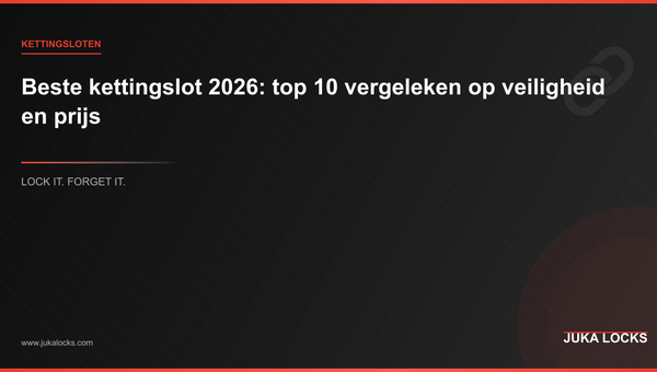 Beste kettingslot 2026: top 10 vergeleken op veiligheid en prijs