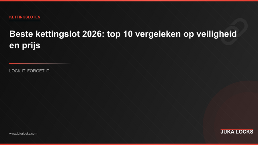 Beste kettingslot 2026: top 10 vergeleken op veiligheid en prijs