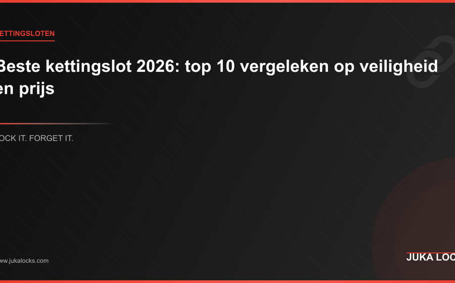 Beste kettingslot 2026: top 10 vergeleken op veiligheid en prijs