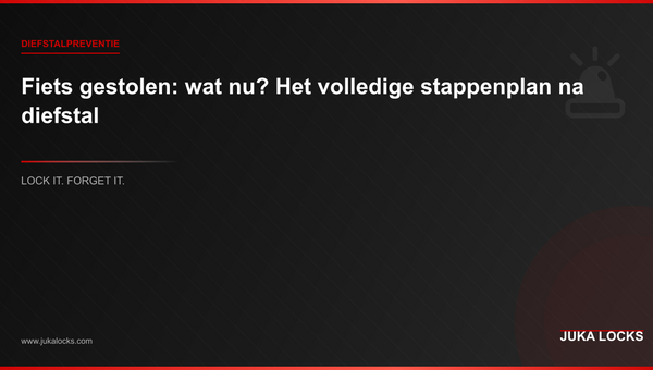 Fiets gestolen: wat nu? Het volledige stappenplan na diefstal