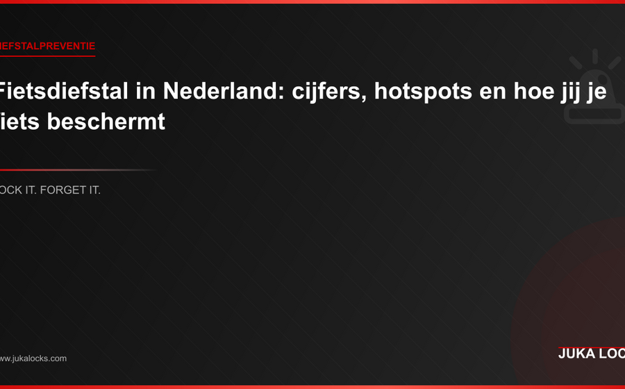 Fietsdiefstal in Nederland: cijfers, hotspots en hoe jij je fiets beschermt