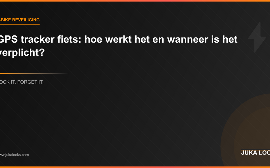 GPS tracker fiets: hoe werkt het en wanneer is het verplicht?